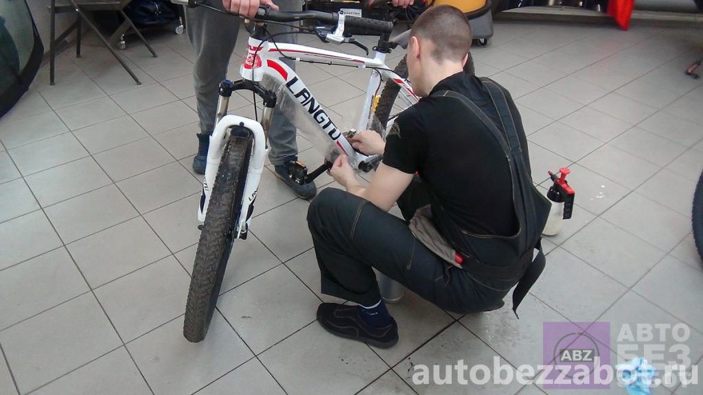 Антигравийная защита велосипеда