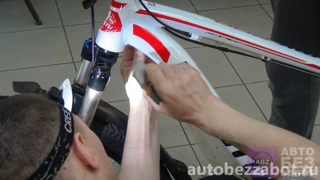 Антигравийная защита велосипеда