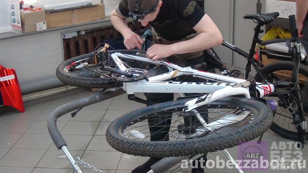 Антигравийная защита велосипеда