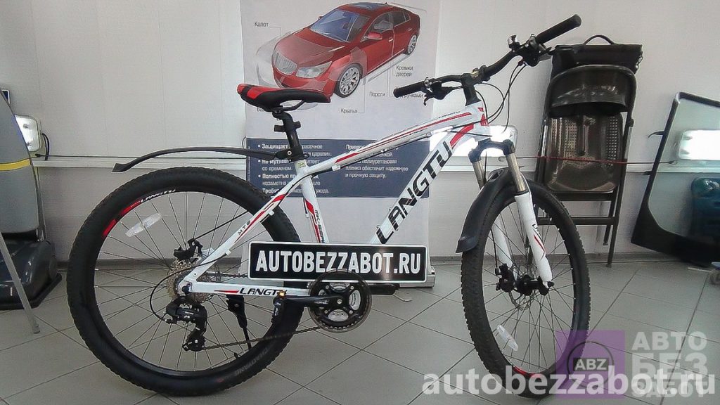 Антигравийная защита велосипеда