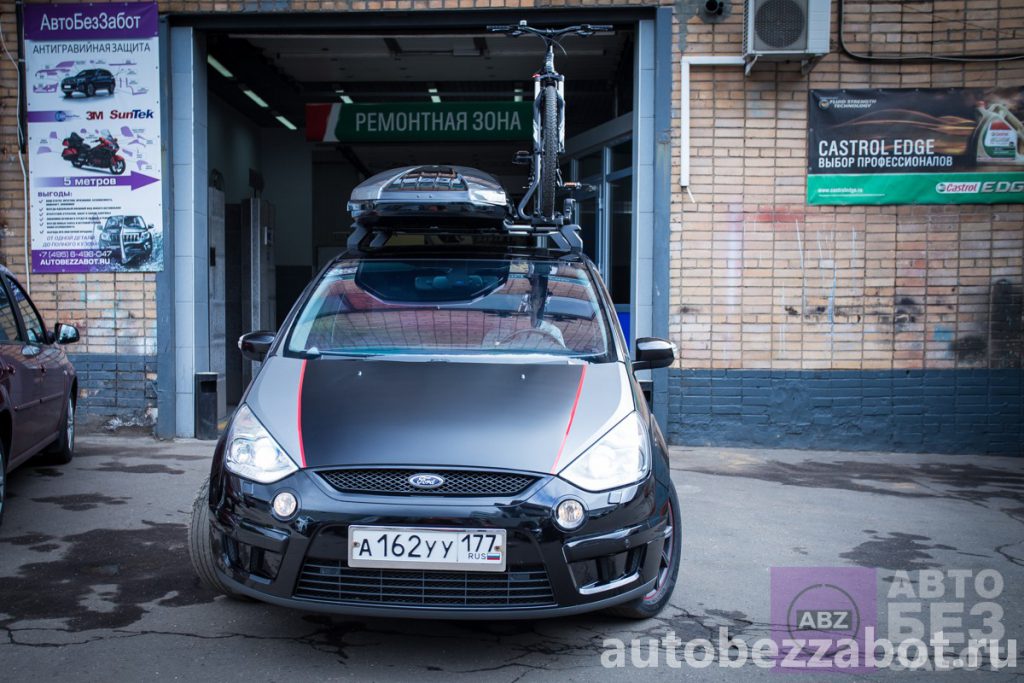 Фото антигравийной защиты машины для путешествий