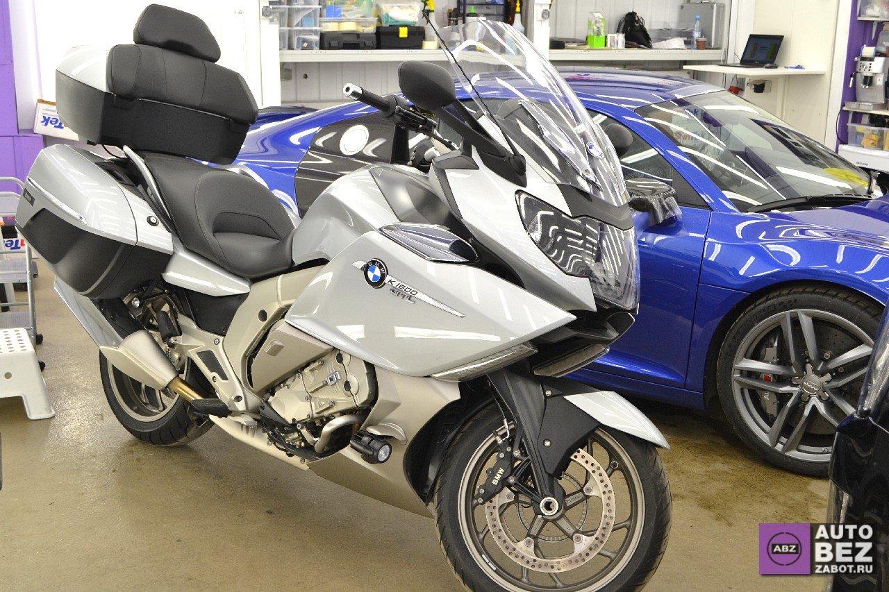 Фото антигравийная защиты мотоцикла BMW K1 600 GTL