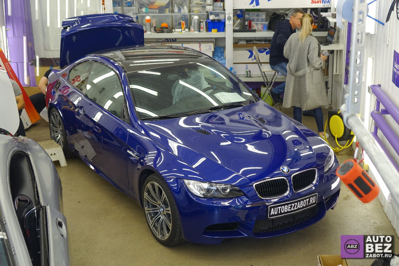 Фото Защищаем BMW M3 от гравия, деревьев и частых полировок