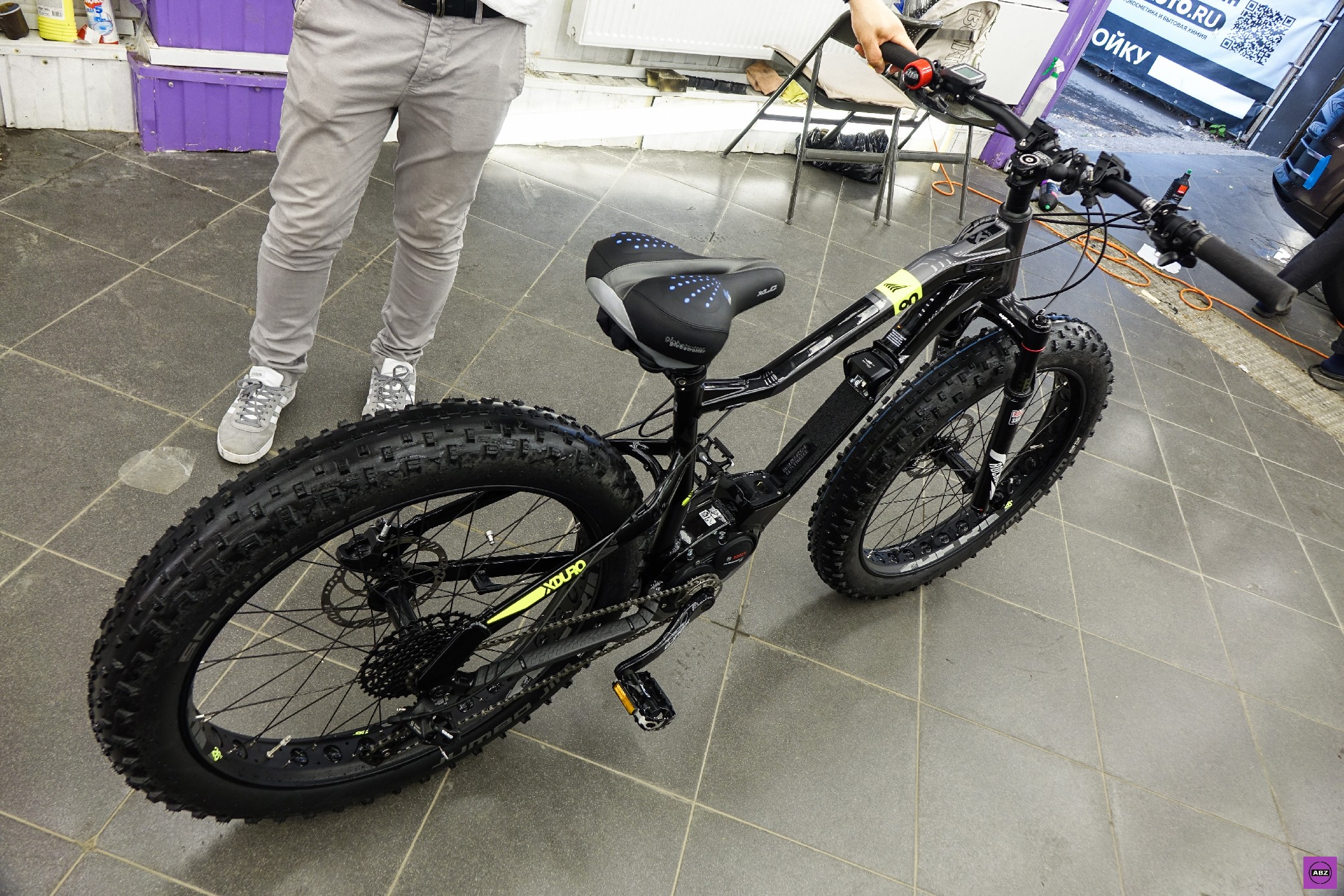 Фото Двухколесный внедорожник Haibike Xduro FatSix 9.0 под защитой полиуретана