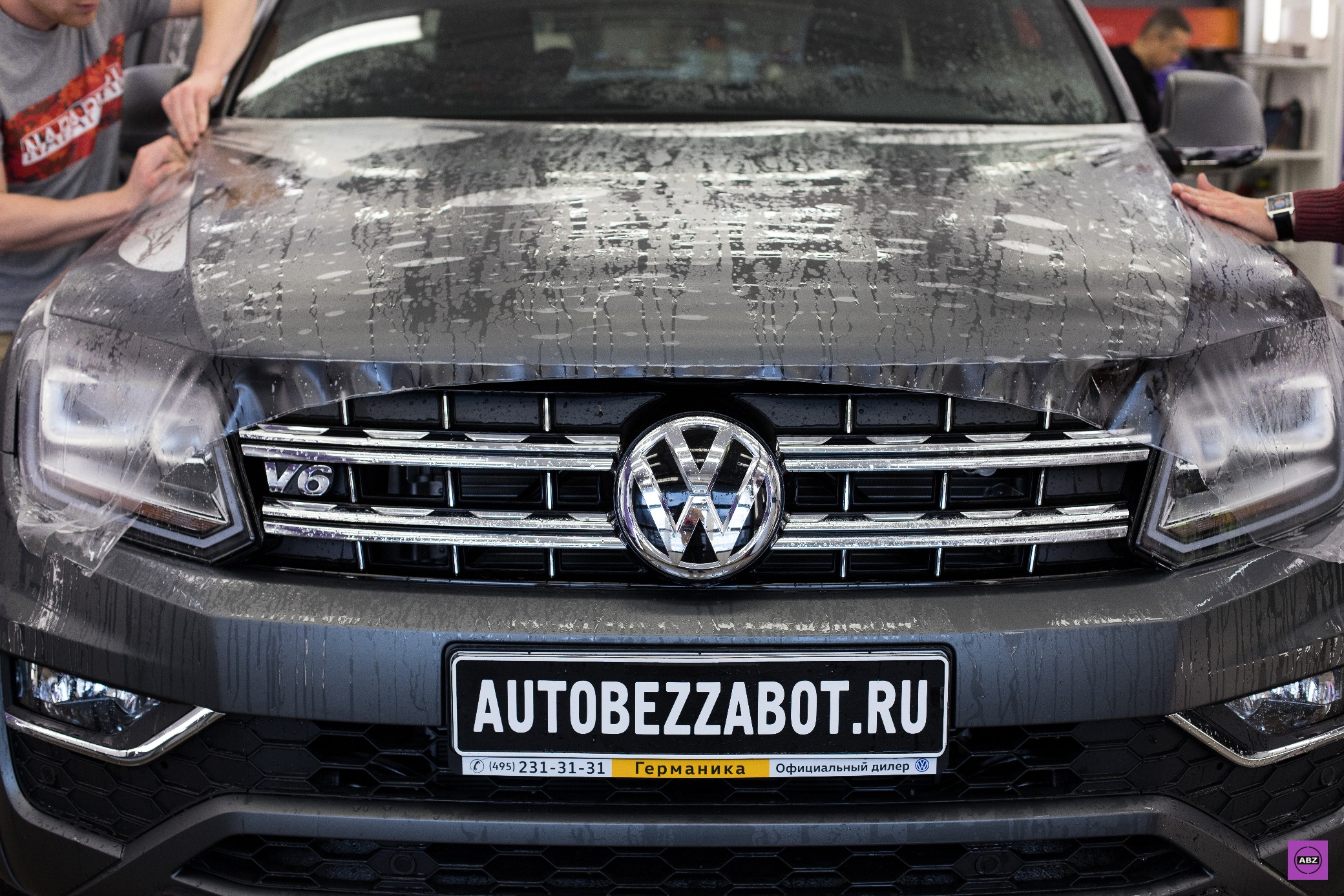 Фото матовой антигравийной защиты Volkswagen Amarok