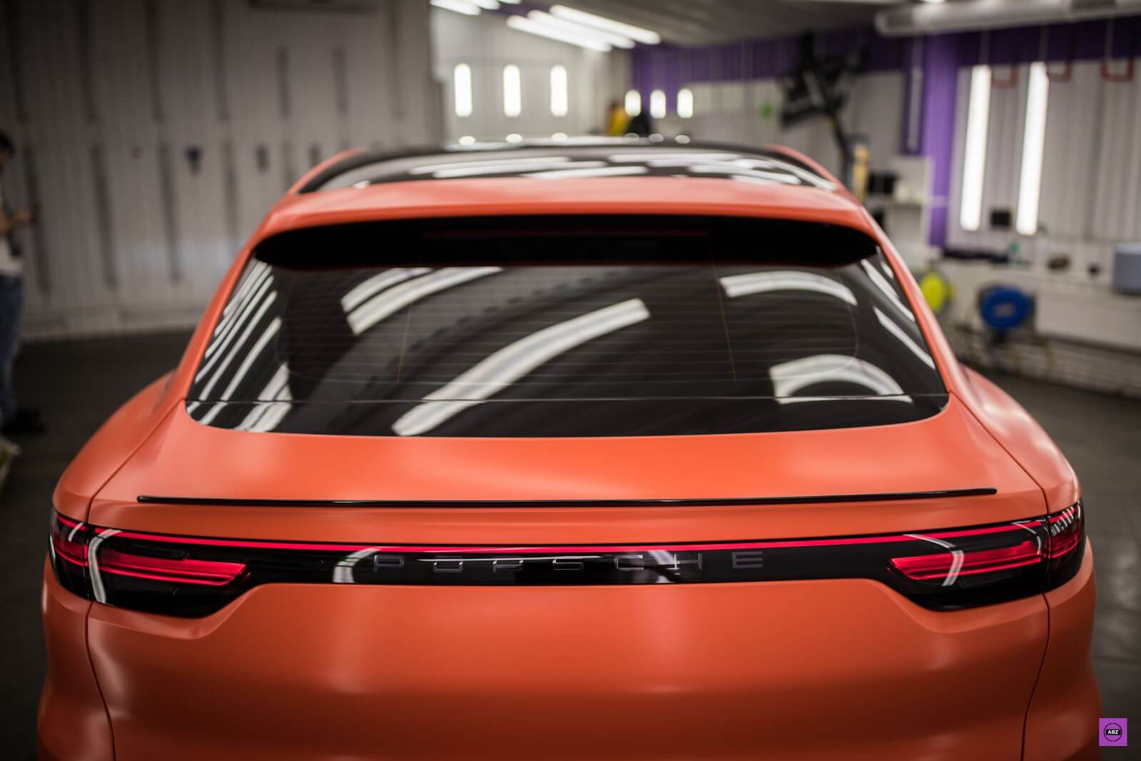 Фото Новый Porsche Cayenne Coupé “Lava Orange” под LLumar Platinum Plus PPF Matte