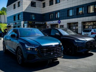 matovaya antigravijnaya plenka na audi q8 24