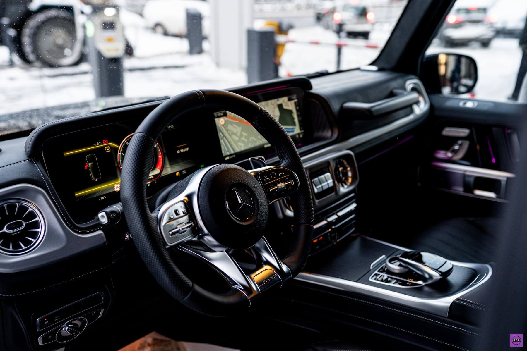 Фото Новый Mercedes-Benz G-class под полной защитой даже зимой
