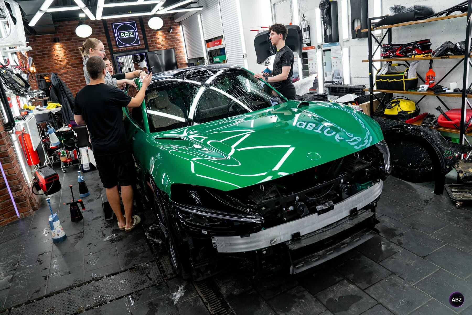 Как защитить зелёный Xiaomi YU7 от сколов и шума дороги 2 Фото Как защитить зелёный Xiaomi YU7 от сколов и шума дороги