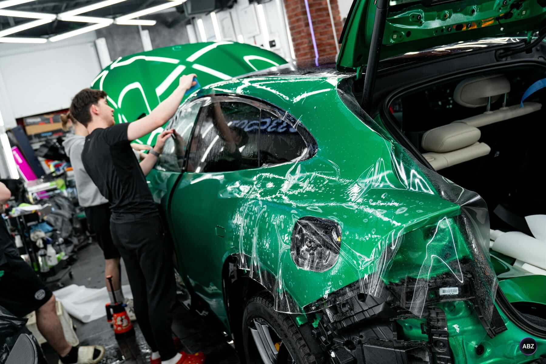 Как защитить зелёный Xiaomi YU7 от сколов и шума дороги 6 Фото Как защитить зелёный Xiaomi YU7 от сколов и шума дороги