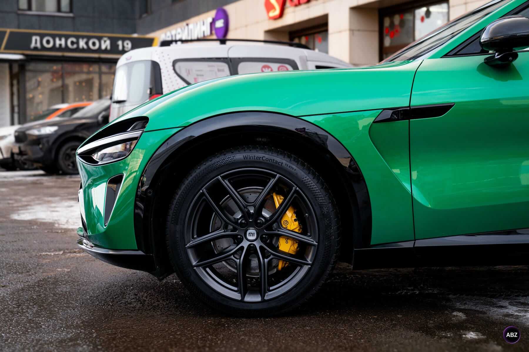 Как защитить зелёный Xiaomi YU7 от сколов и шума дороги 15 Фото Как защитить зелёный Xiaomi YU7 от сколов и шума дороги