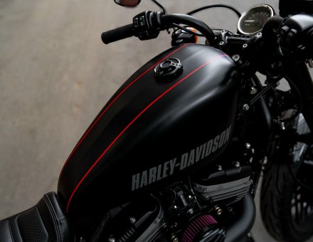 Фото оклейки пленкой мотоцикла Harley-Davidson Sportster Roadster XL1200CX