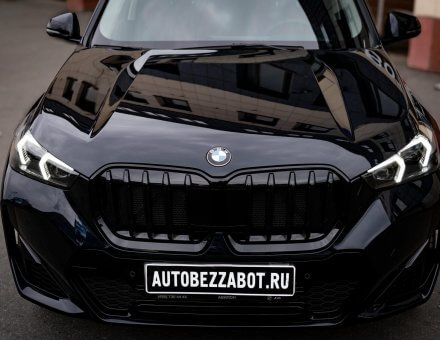 Фото бронирования фар автомобиля BMW X1