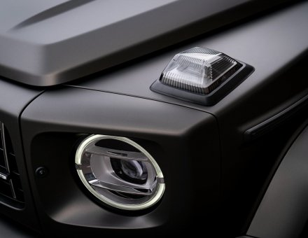 Фото бронирования фар автомобиля Mercedes-Benz G63