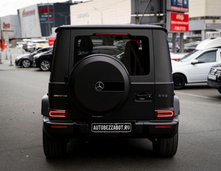 Фото бронирования фар автомобиля Mercedes-Benz G63