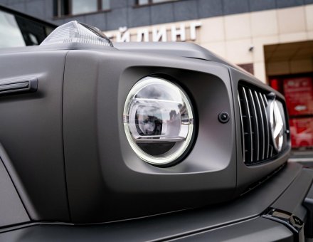 Фото бронирования фар автомобиля Mercedes-Benz G63