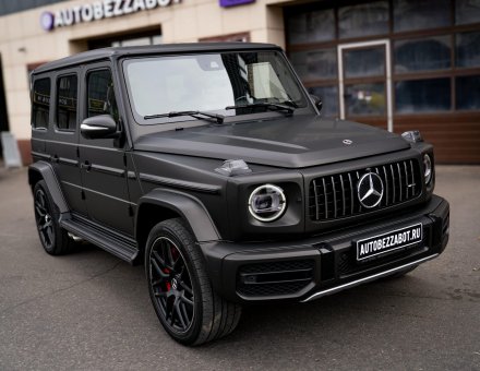 Фото бронирования стекол автомобиля Mercedes-Benz G63