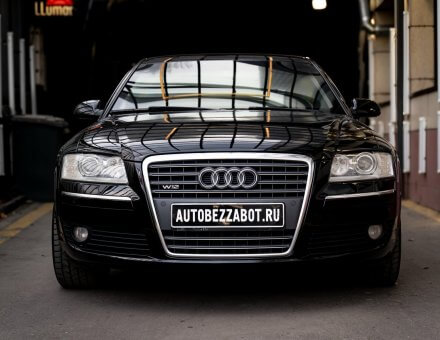 Фото бронирования стекол автомобиля Audi A8 L